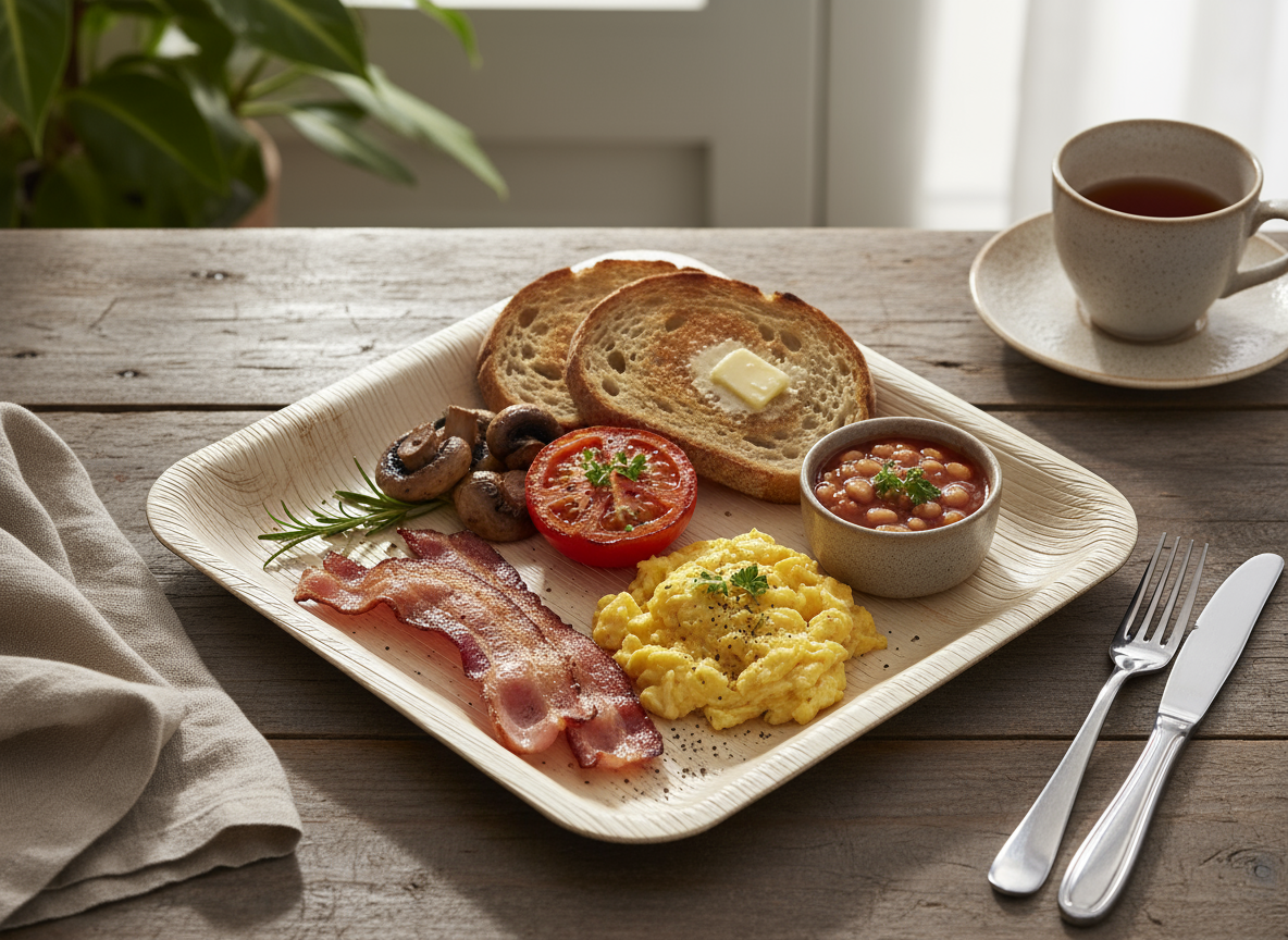 10 inch Areca Plate - Square