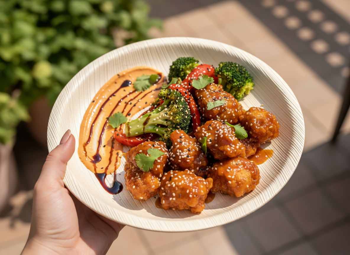 10 inch Areca Plate - Round